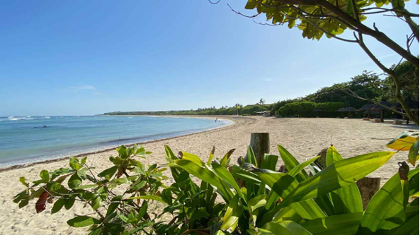 View of Nusa Due beach in Bali
