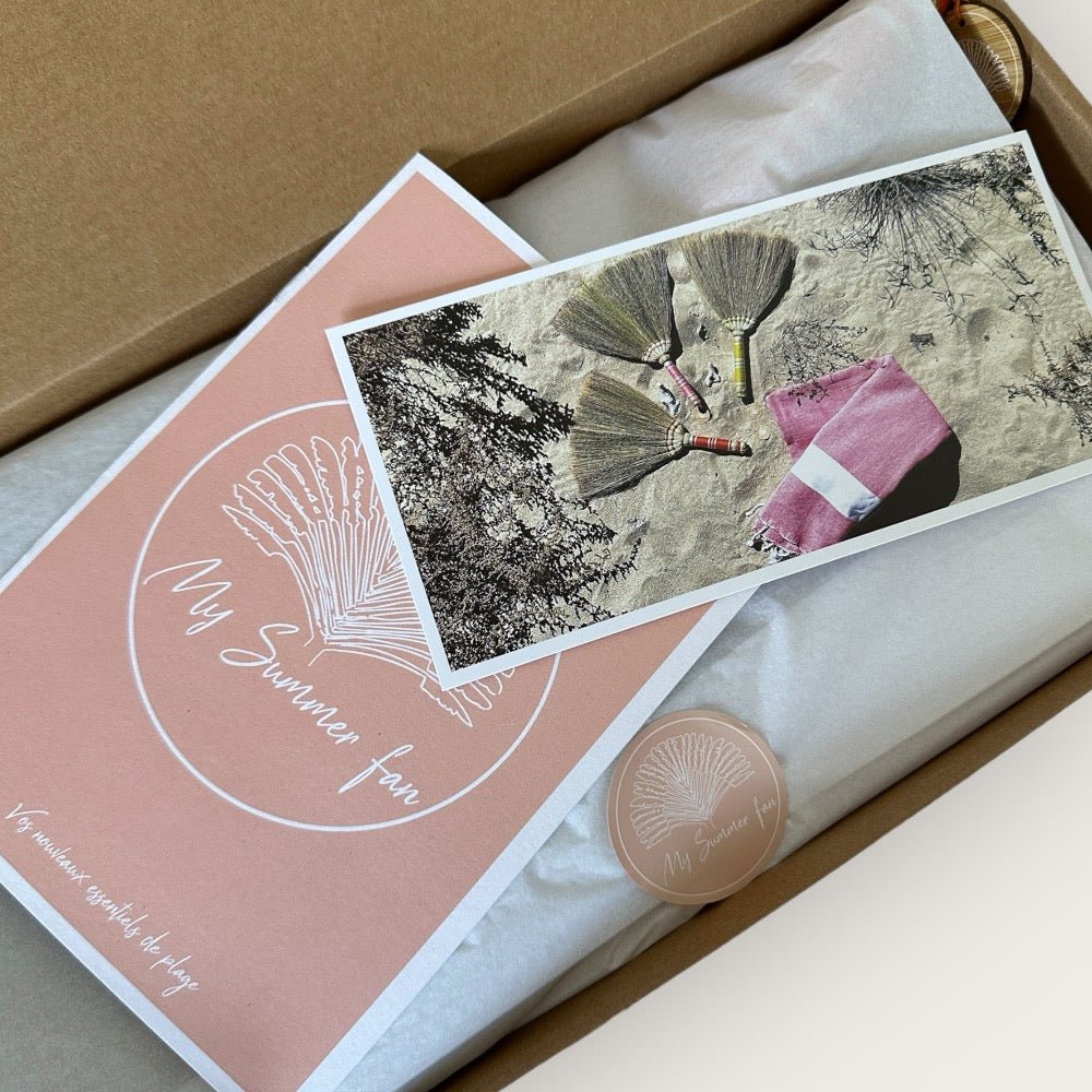 Anti sand Beach brush - Pink - My Summer fan