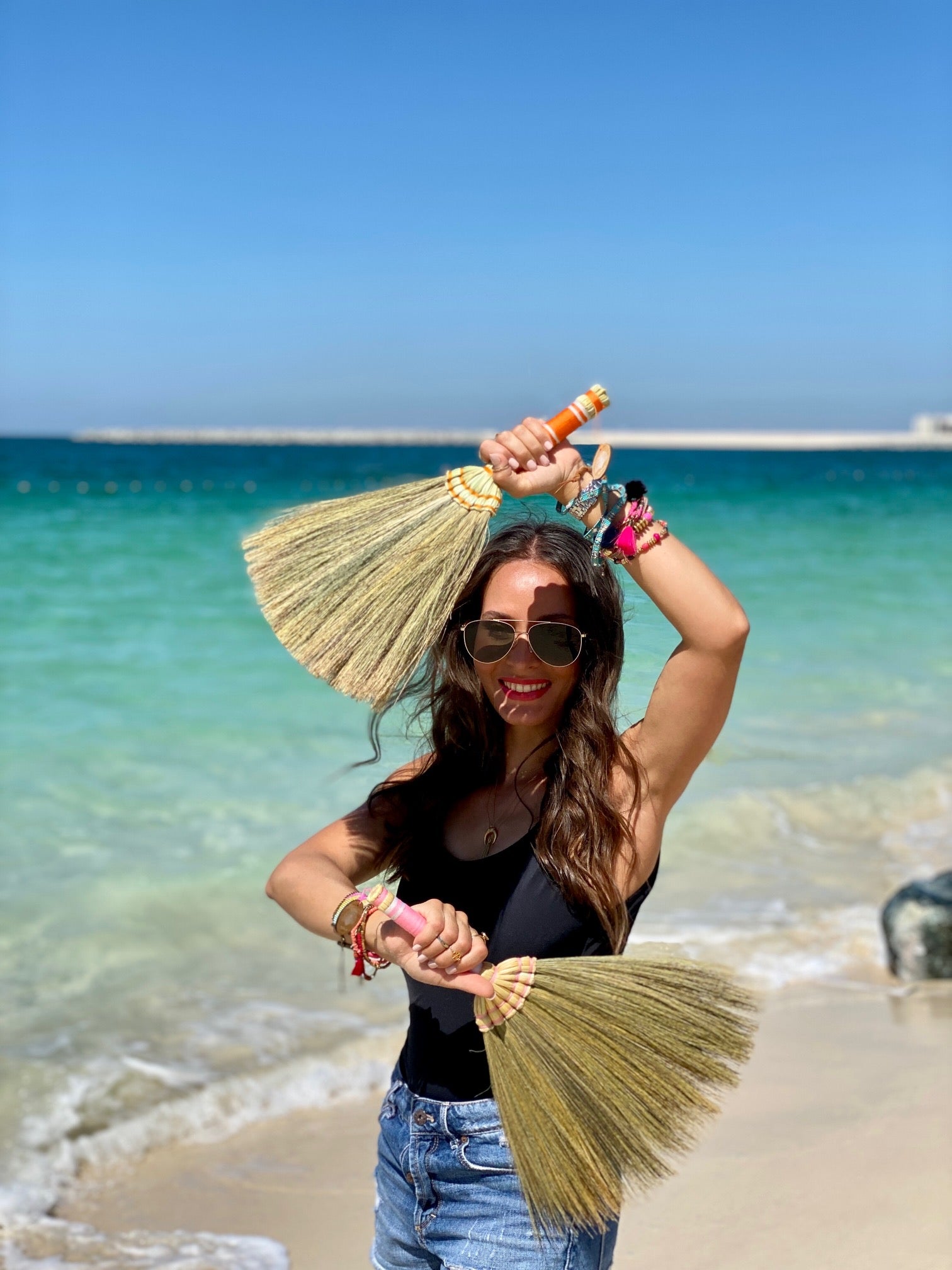 Beach accessories anti sand brush Dubai