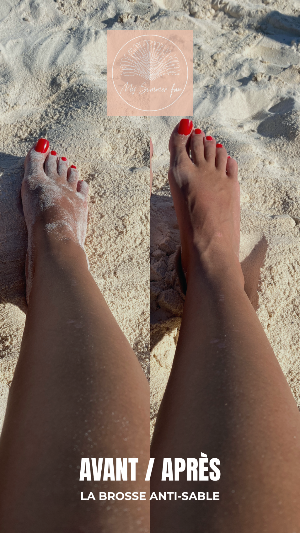 Brosse anti-sable-moyenne – Utilisation en bord de mer - pieds – My Summer Fan

Medium anti-sand beach brush – Seaside use - foot – My Summer Fan