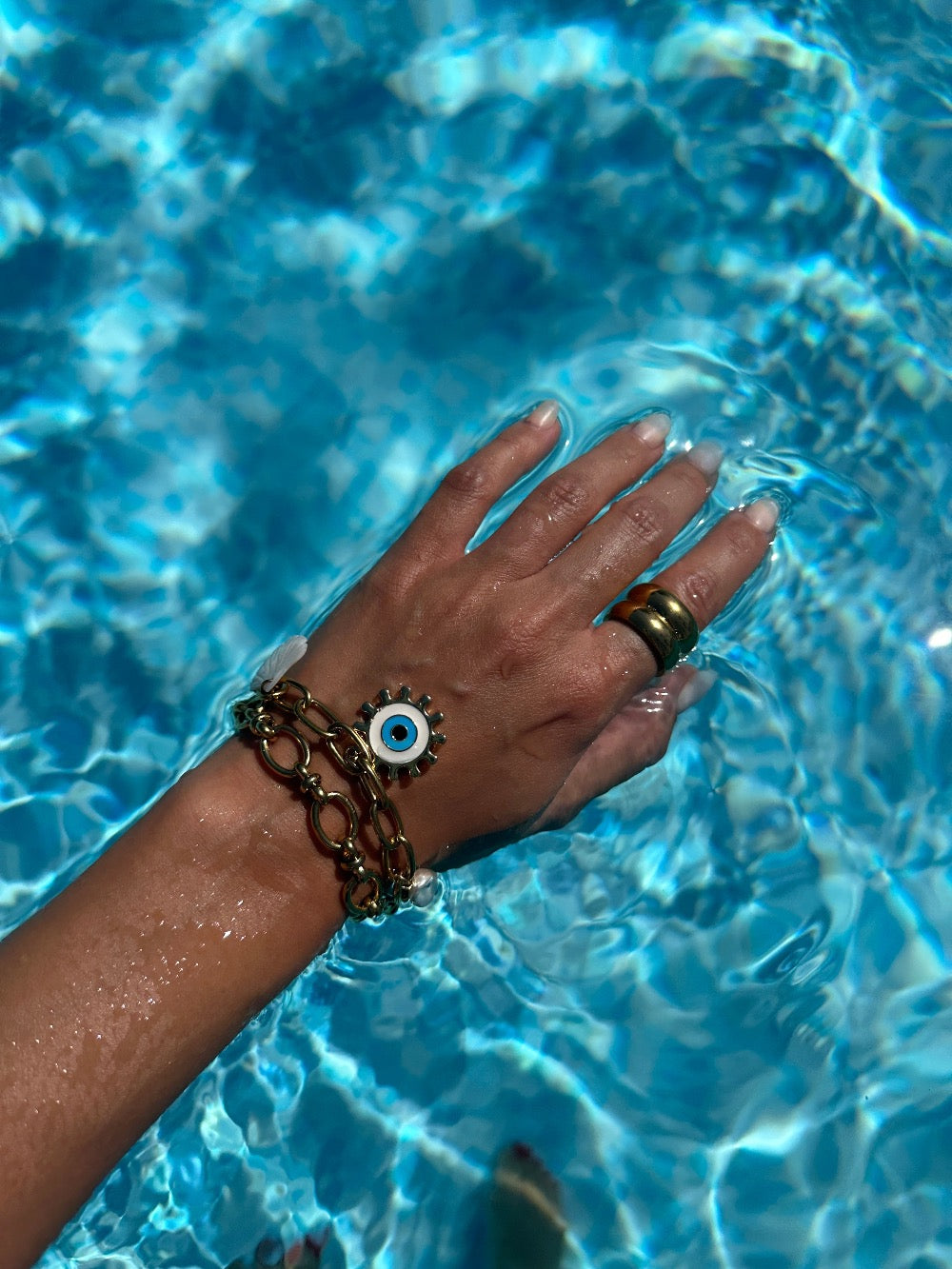 My Summer fan - statement waterproof ring