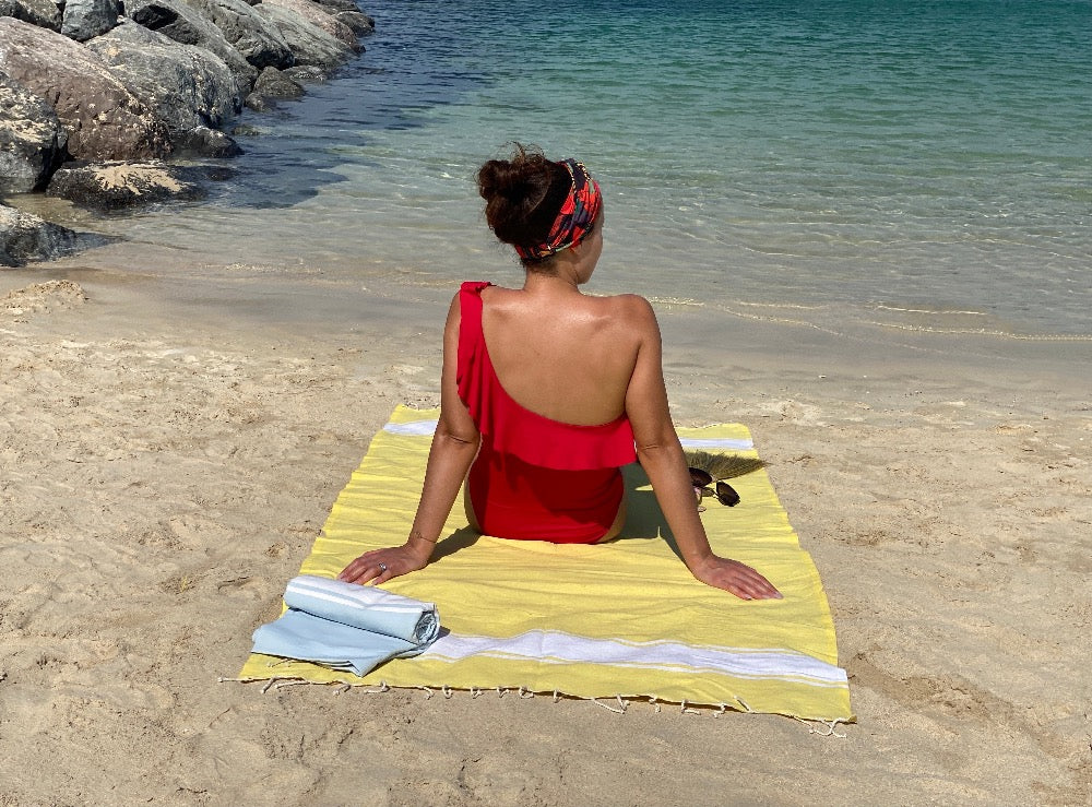 My Summer fan - beach towel lifestyle