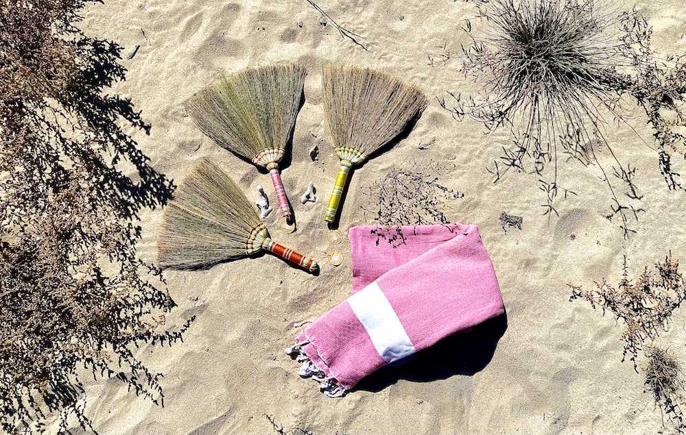 Beach broom - Pink
