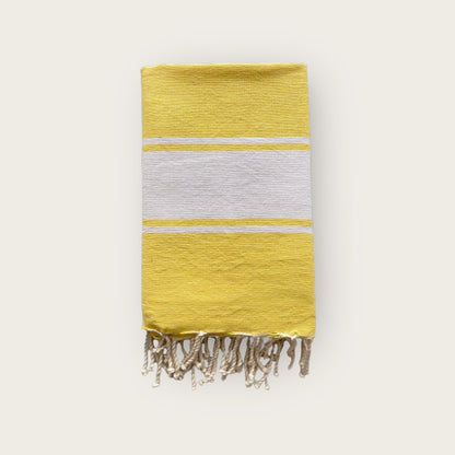 My Summer fan - beach towel yellow
