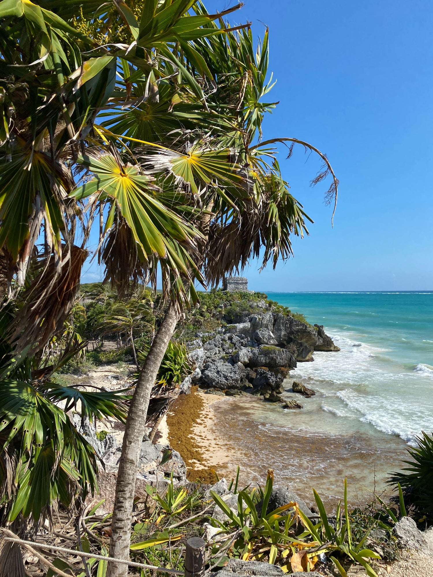 Castle beach in Tulum