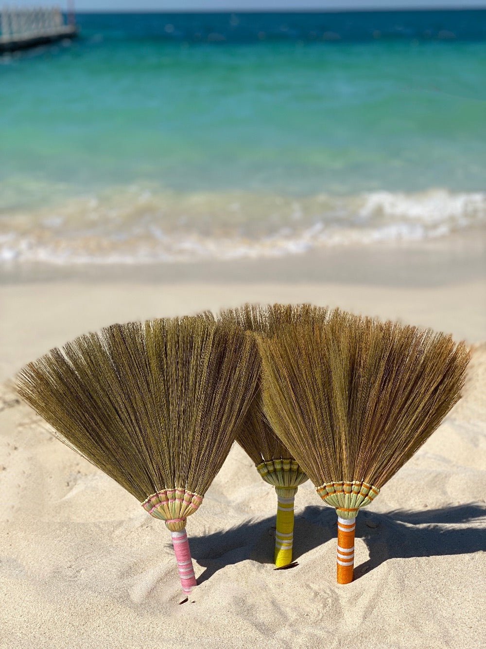 Beach broom - Orange - My Summer fan