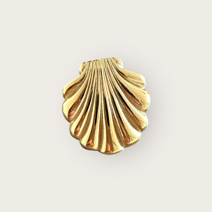 Classic Gold Shell Stud Summer Earrings - My Summer fan