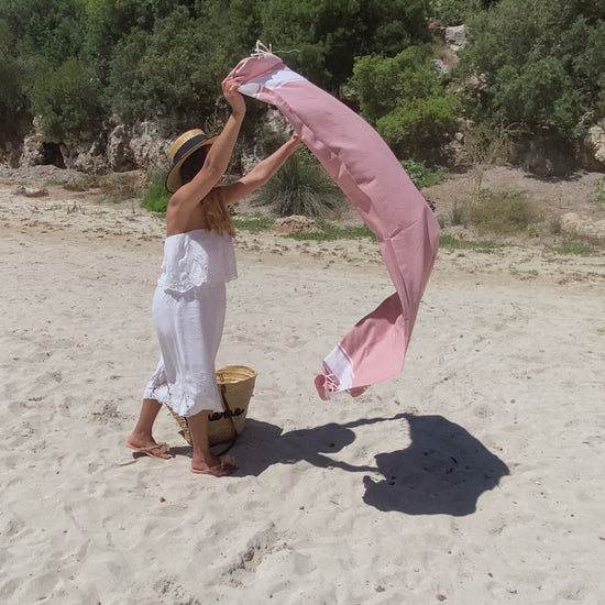 My Summer fan - beach towel how to