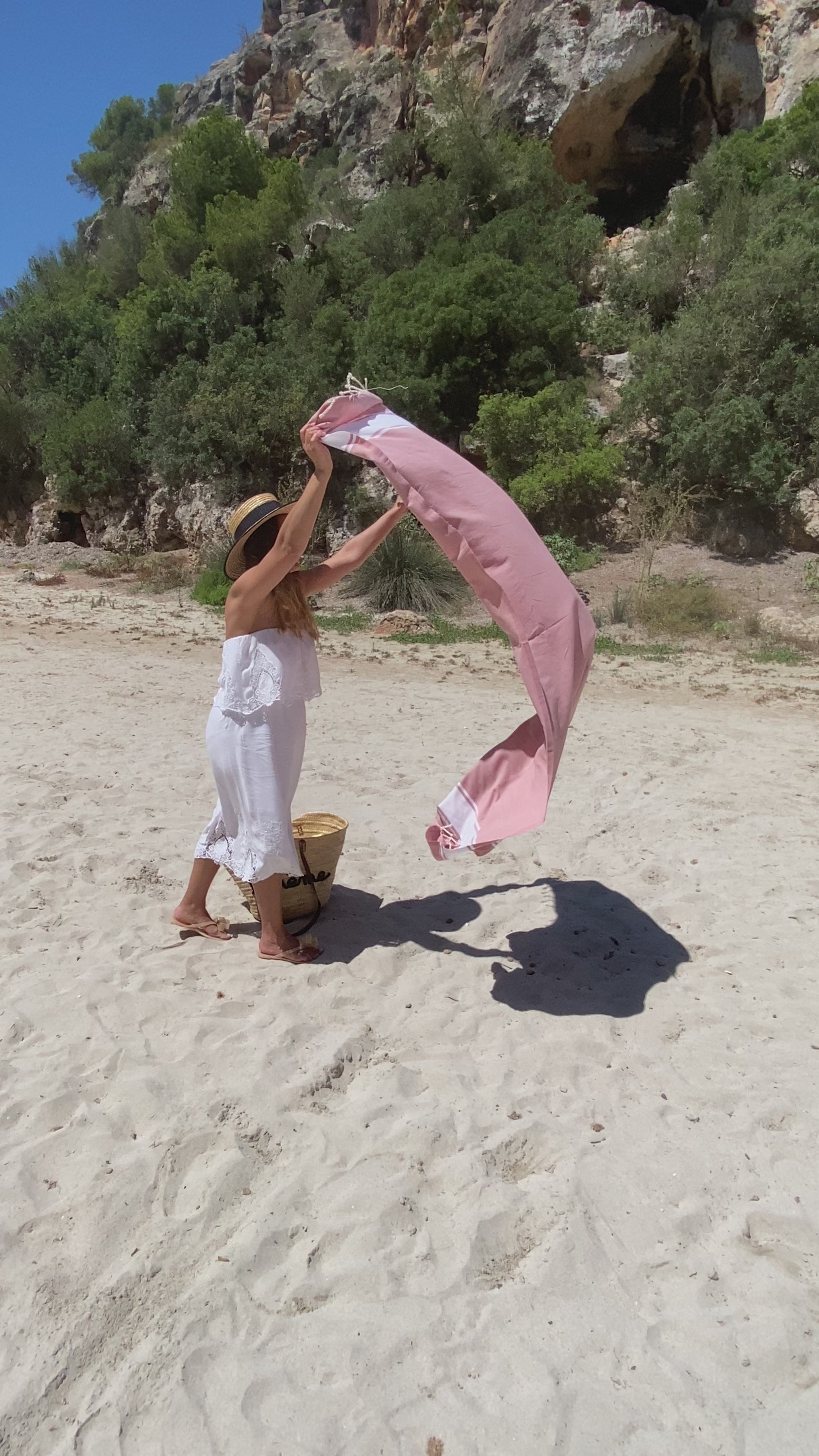 My Summer fan - beach towel how to